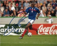 France Patrick Vieira Autographed Signed 8x10  Photo COA A