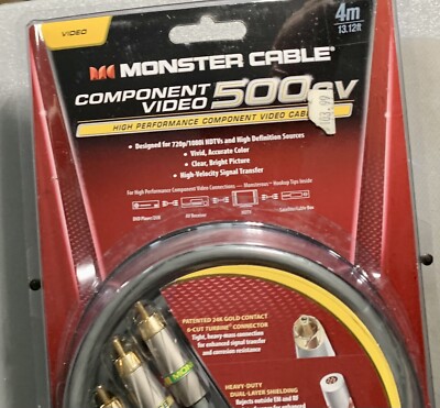 Monster Cable High Performance Component Video  500CV 4 Meter 127638-00
