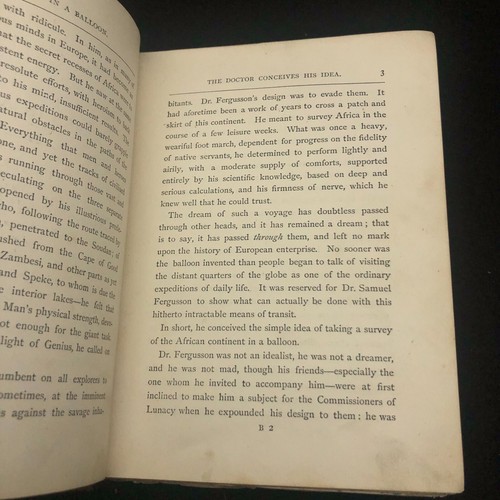 Five Weeks In A Balloon ~ Jules Verne ~ Sampson Low (UK 2nd Edition HC 1874) - Imagen 13 de 20