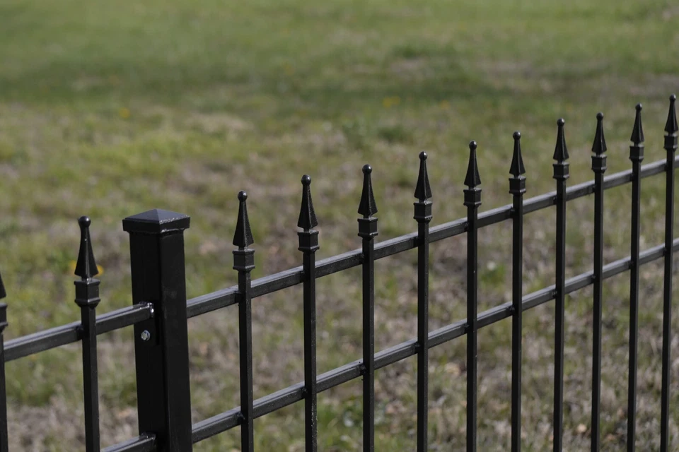 Paneles de valla de hierro forjado sólido: piquetes sólidos (detalles de entrega a continuación) Foto 4 de 4