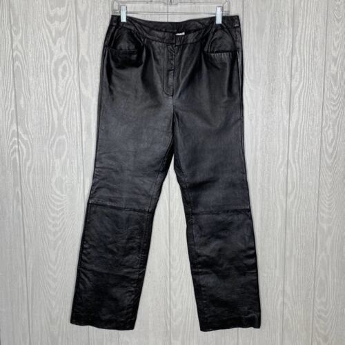 Chadwick’s black leather riding pant size 10 vintage leather
