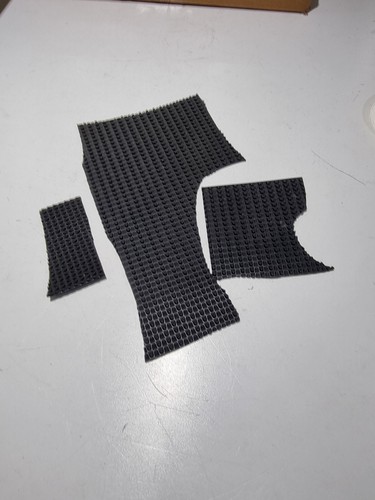 4Pcs Piedi Rete a Doghe, Piedini Letto di Mobili in Metallo con