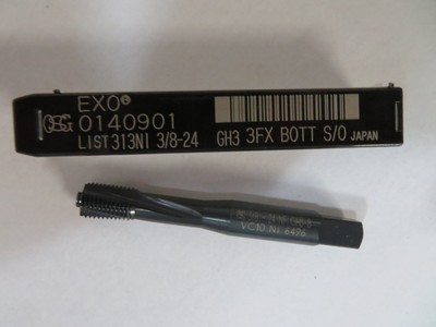 new OSG M10-1.25 OH4 3FL HSSE EX-SFT Bottoming Spiral Flute Tap 18125 Japan