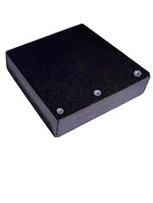 Messplatte Kontrollplatte Granit f&uuml;r Messstative 150x150x40mm mit 1x Bohrung  M8