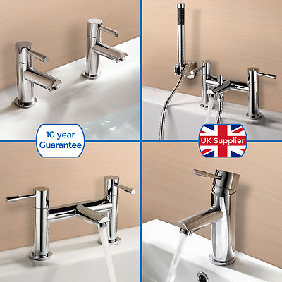 Delta Rund Chrom Doppel Bad Waschtisch Garderobe Füllbatterie Hoch Mono Wasserhahn