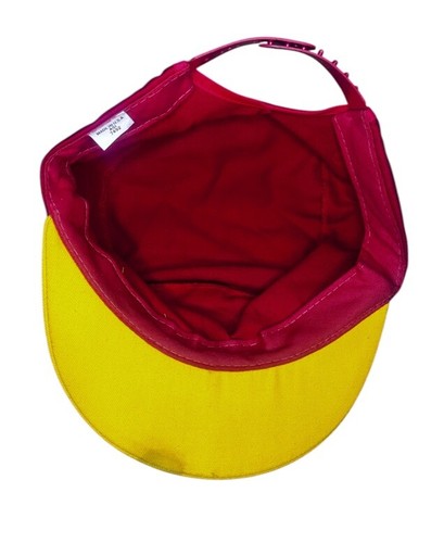 Hulk Hogan Hulkamania Yellow & Red Painters Cap WWF Wrestling 80s Vintage - Bild 2 von 6