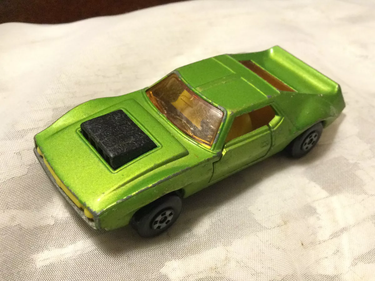 Lesney Matchbox Superfast AMX Javelin No. 9 1972 Green Made in United Kingdom