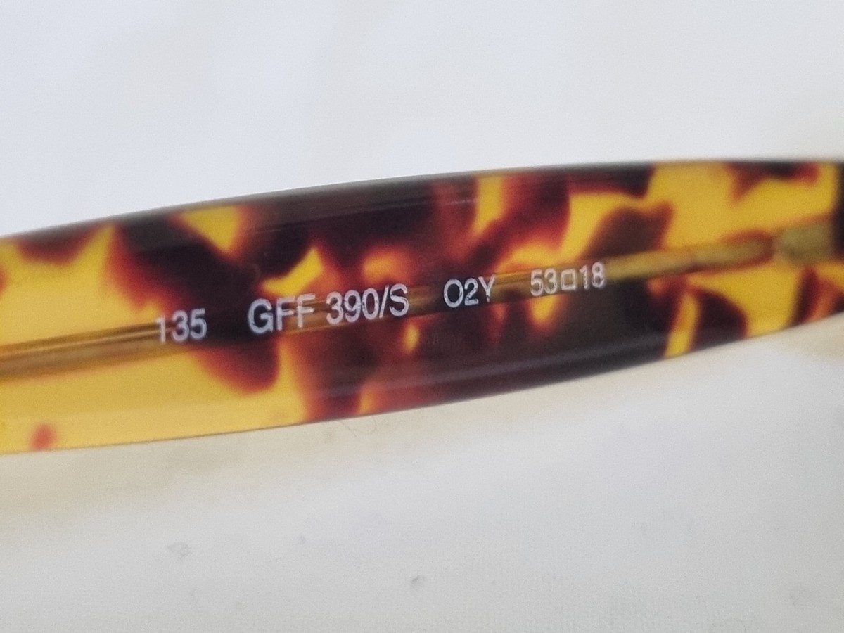 Lunettes De Soleil Vintage Gianfranco Ferré GFF 390/S - Monture Marron, Verres Marron, Italie