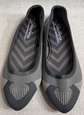 NWOB Skechers Women's Size 9.5 Cleo Wham Ballet Flats Shoes Gray 48487
