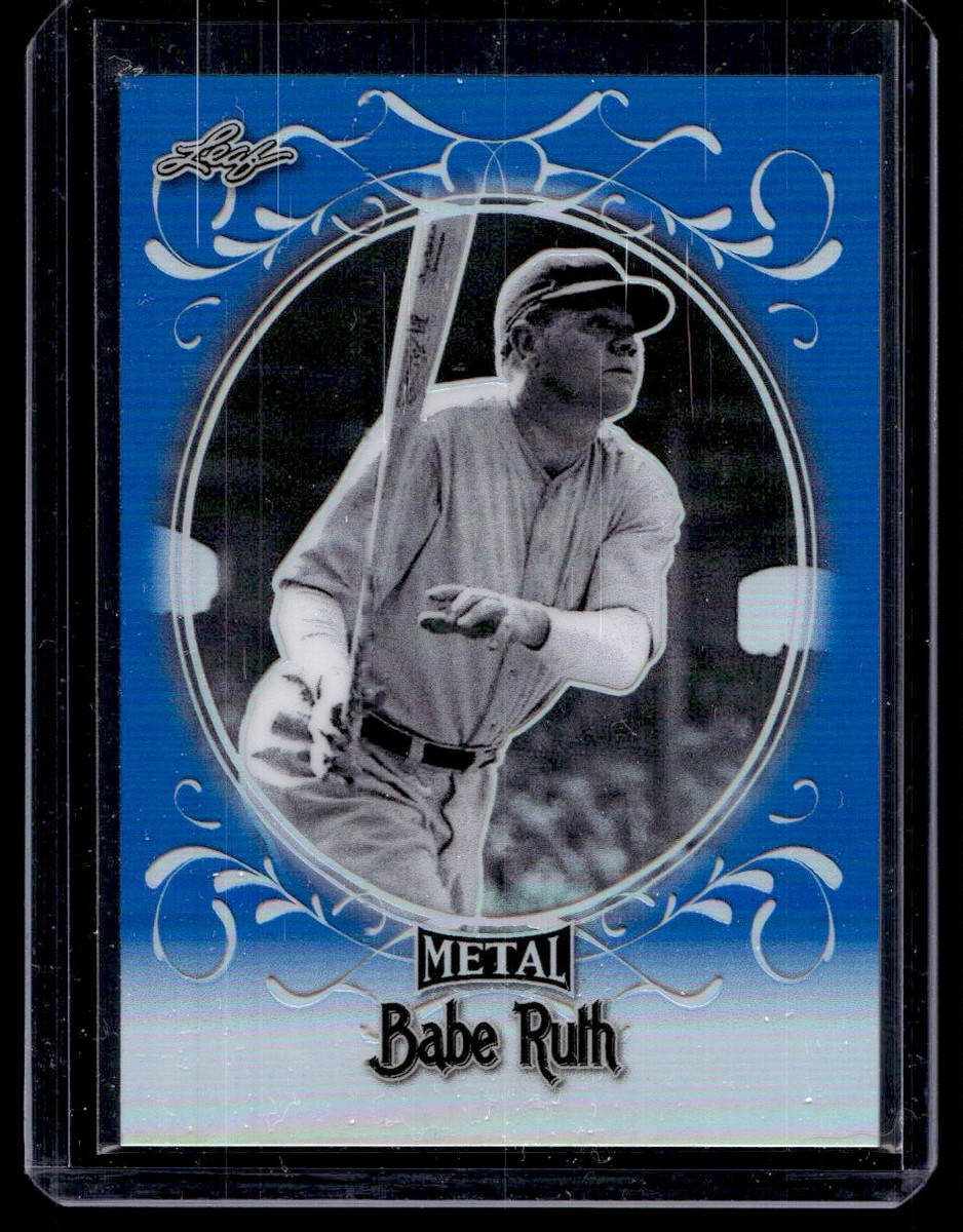 2019 Leaf Metal Babe Ruth Collection Blue Babe Ruth /50 LOT of 19