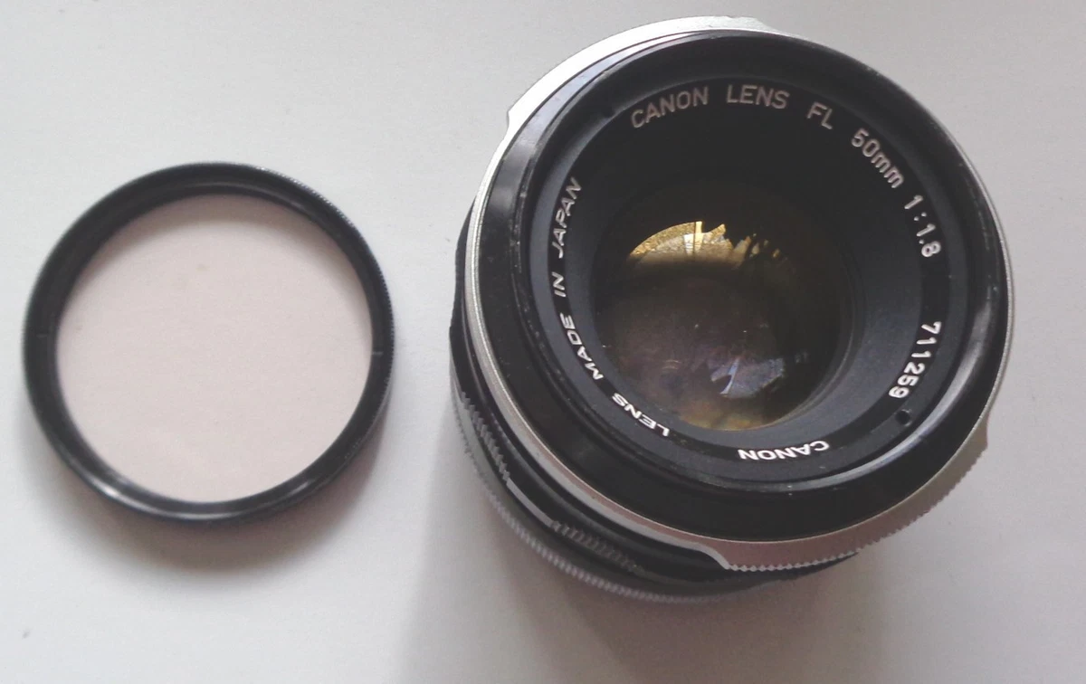 Canon f/1.8 Camera Lenses FL 50mm Focal for sale - eBay