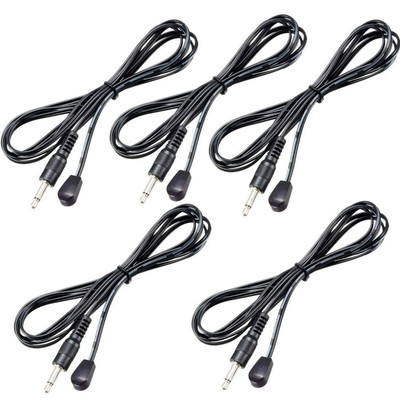 5x Ir Infrared Emitter Extension Cable 1.5m Long 45 Degree Emission Angle 3.5mm