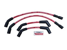 Ton's Red 10mm Spark plug wires 2018+ Harley Softail FX FXST 2024+ Road Glide RG
