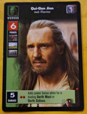 NMint Qui-Gon Jinn Jedi Mentor UR Duel of Fates Star Wars Young Jedi #2 Non-Foil