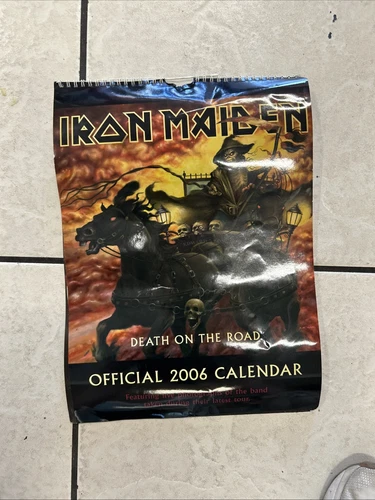 Vintage Original 2006 Iron Maiden Official Calendar
