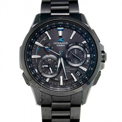 CASIO Oceanus OCW-G1000B-1AJF Black/Noir mens Watches Solar Powered Used Ginzo