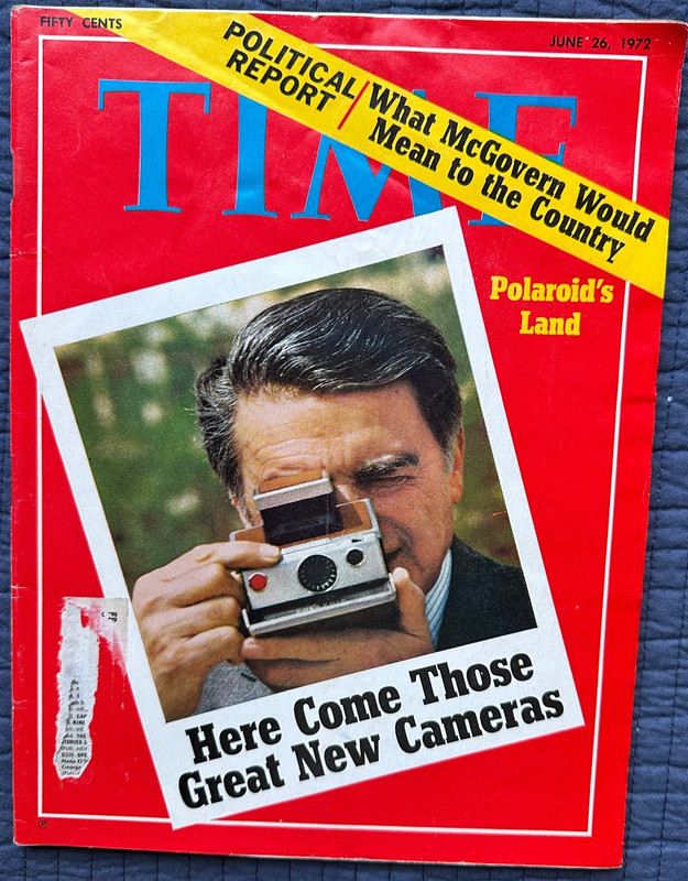 Time Magazine June 26 1972 Polaroid Camera
