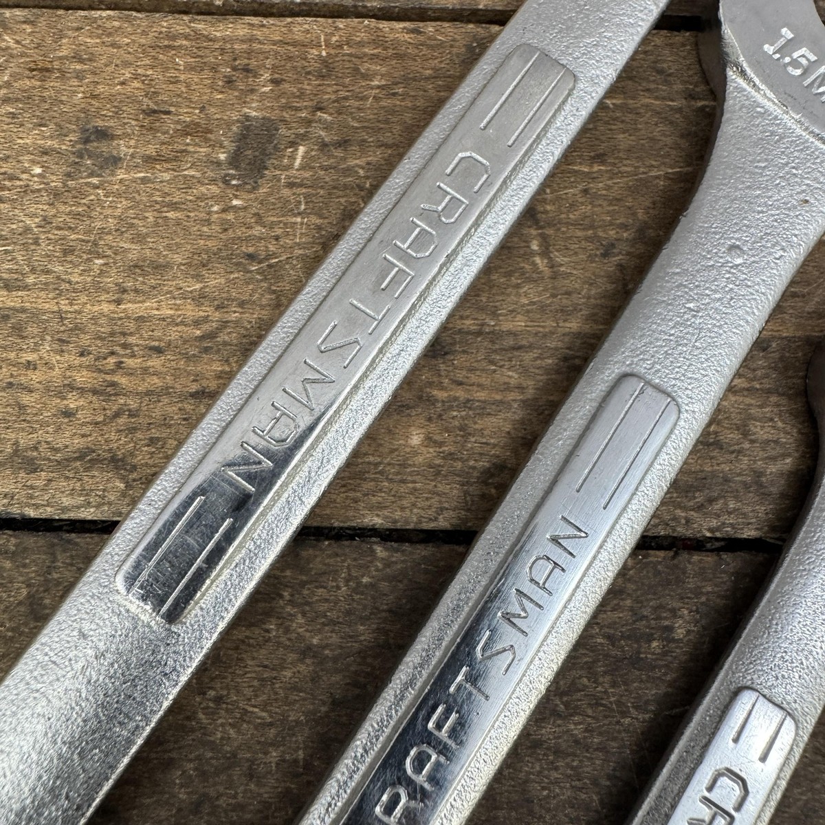 Craftsman Metric Spanner Wrench Set 8 Pc USA 7 8 9 10 11 13 15