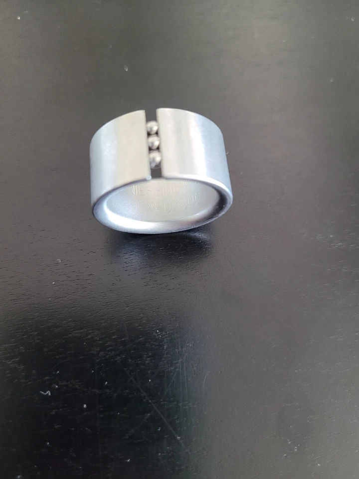 Anillo Ábaco Niessing Acero Inoxidable EXPO 2000 Edición Limitada Talla 7 Foto 2 de 4