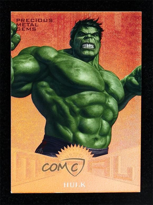 2017 Fleer Ultra Marvel Spider-Man Metal PMG Bronze 135/199 Hulk #MM19 0kg8