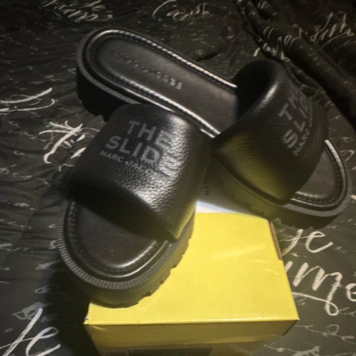 Marc Jacobs Women's Leather Upper Slide Sandals for sale | eBay