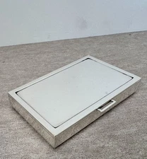 RARE EARLY 1925-1932 GEORG JENSEN STERLING TABLE BOX #825 BY SIGVARD BERNADOTTE