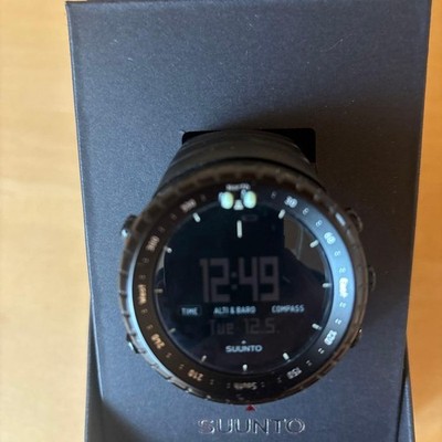 SUUNTO CORE Timepiece Outdoor Watch Black Premium Vintage Authentic Classic