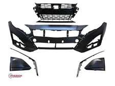 For 2023 2024 2025 Nissan Altima SR Complete Front Bumper Grills Fog Chrome PCS