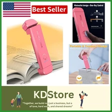 Pink Rechargeable Book Light with Touch Control & Adjustable Amber Colors