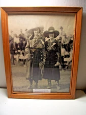 1920 Real Cowgirls Dorthy Morrell-Bonnie McCarroll Bronc Riders 11 by 14 reprint