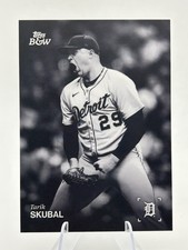 2025 Topps Black And White Tarik Skubal Image Variation Short Print #52-SP