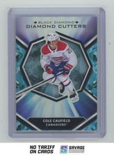2021-22 Upper Deck Black Diamond Cutters Rookie Cole Caufield #DC-CC Montreal