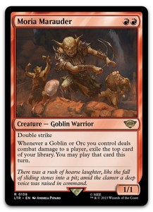 Moria Marauder (138) - The Lord of the Rings: Tales of Middle-earth - MTG Rare