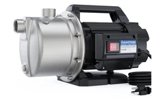 Aquastrong 1.6HP Portable Shallow Well Pump Garden Pump, 1320GPH, 115V, Stainles