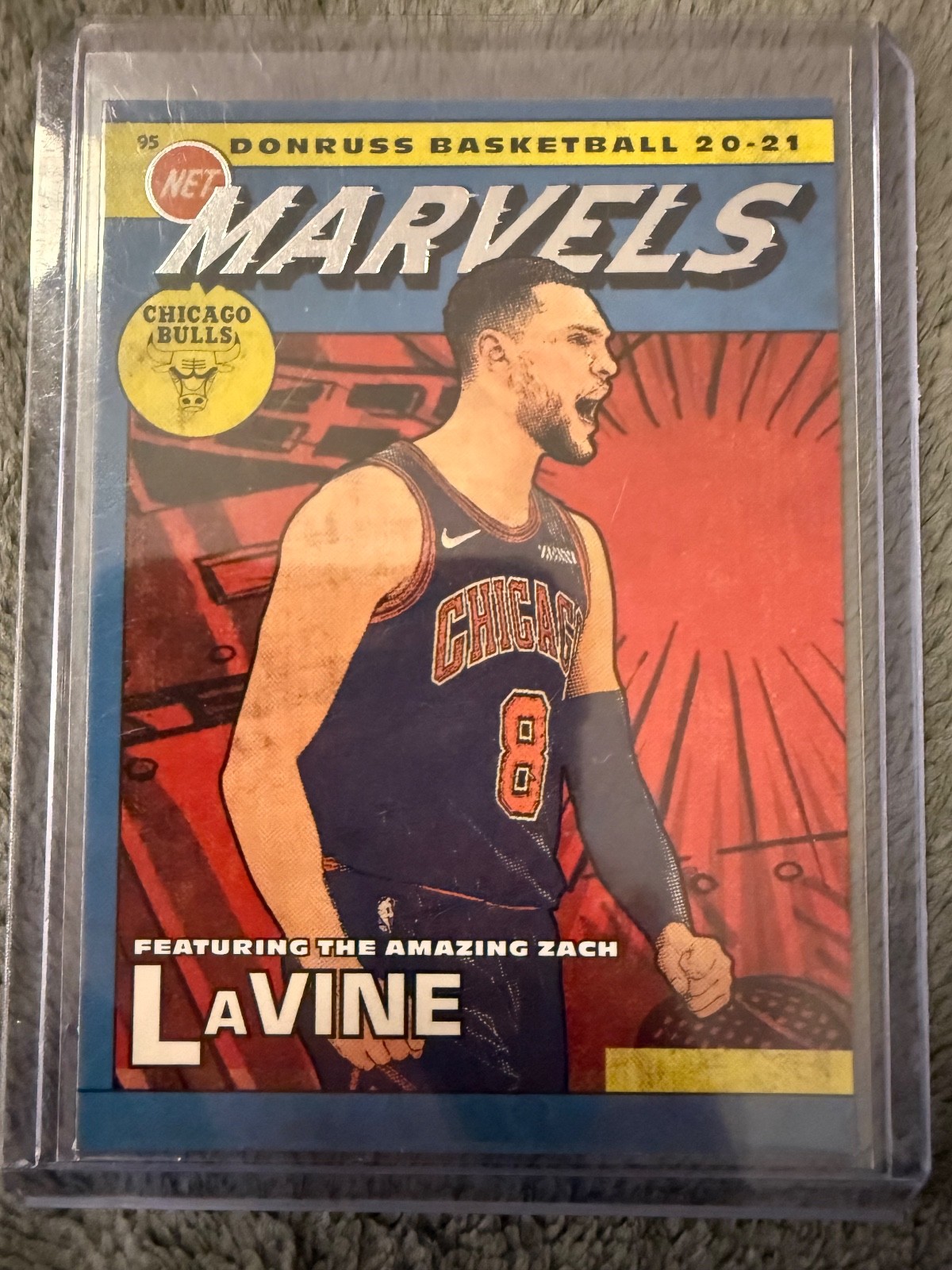Zach LaVine #2 Basketball Cards 2020 Donruss Net Marvels trading card — raw and PSA graded price guide