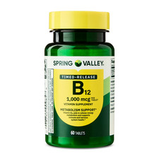 Spring Valley Sublingual Vitamin B12 1000 Mcg Microlozenges - 60 Count