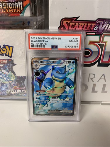 Blastoise ex graded PSA 8 for sale on eBay
