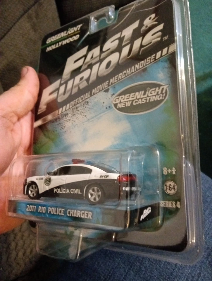Greenlight Limited Edition Fast & Furious 2011 Rio Police Charger 1:64 Diecast - Image 4 of 4