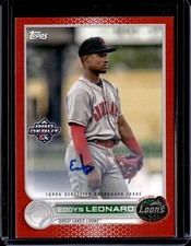 2022 Topps Pro Debut Eddys Leonard #PD-95 Red /10