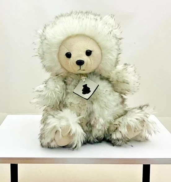 Doudou marionnette ours HISTOIRE D'OURS beige 21 cm