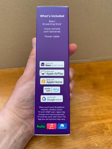 Brand New! Factory Sealed! HD ROKU STREAMING STICK 3840R (stk, voice rmt & cbl) - Photo 5/6