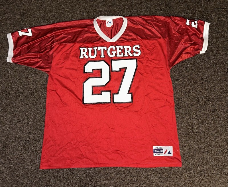Vintage Rutgers University XXL College Football Jersey  Majestic NCAA
