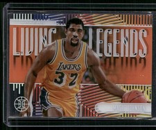 2019-20 Panini Illusions #12 Magic Johnson Living Legends Orange