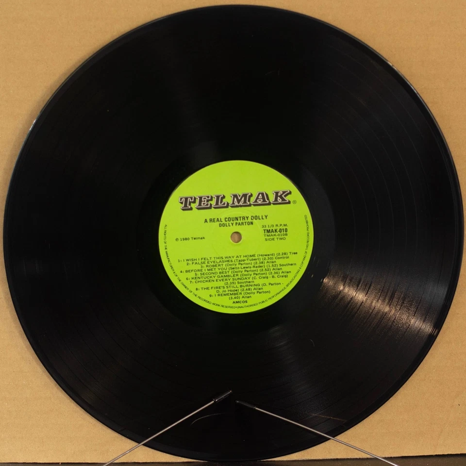 A REAL COUNTRY - DOLLY PARTON - Vinyl LP - Telmak- 1981 - VG FREE POSTAGE (2844) - Image 3 of 4