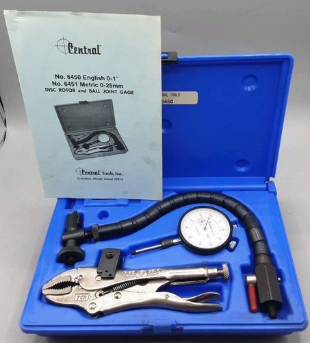 Central Tools 6450 (282) Disc Rotor & Ball Joint Gage Gauge Set - Bild 1 von 8