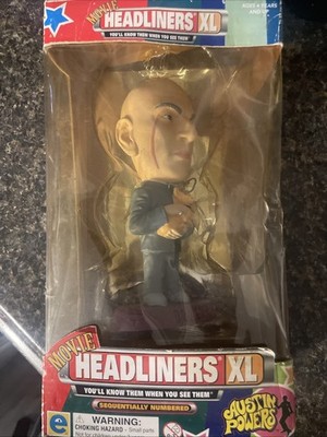 Vintage Austin Powers Dr. Evil Headliners XL Spencer's Gifts Exclusive NIB U18