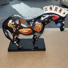 Trail of Painted Ponies FIVE CARD STUD *1459 Porcelain Horse Figurine - 4E/0857