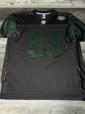 Vintage Y2K Reebok NFL Equipment New York Jets Santana Moss Black Jersey XL