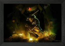 DEUS ex Framed Wall Art Poster Canvas Print Picture