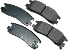 Rear Disc Brake Pad Set AKEBONO ACT814 for Chevrolet, Pontiac, Buick